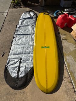 9’5” WATTE Custom Longboard Surfboard