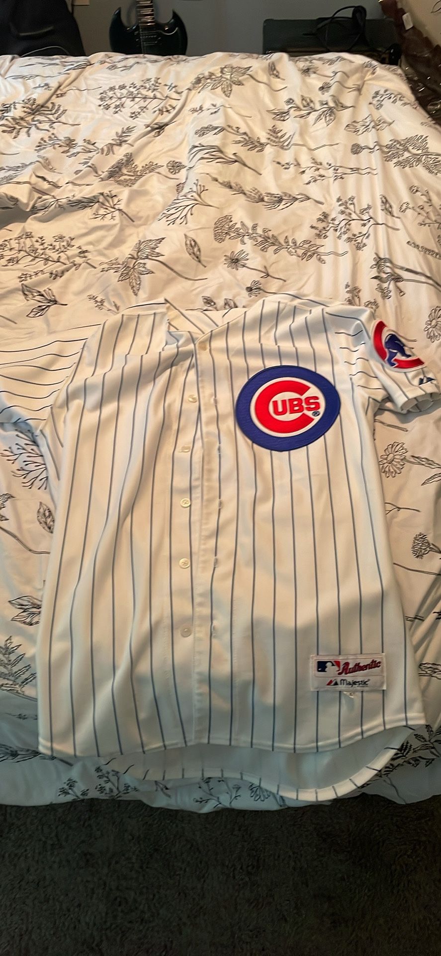 Alfonso Soriano Authentic Majestic Cubs Jersey Size 44
