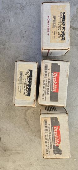 18 And 13 Gauge Brads