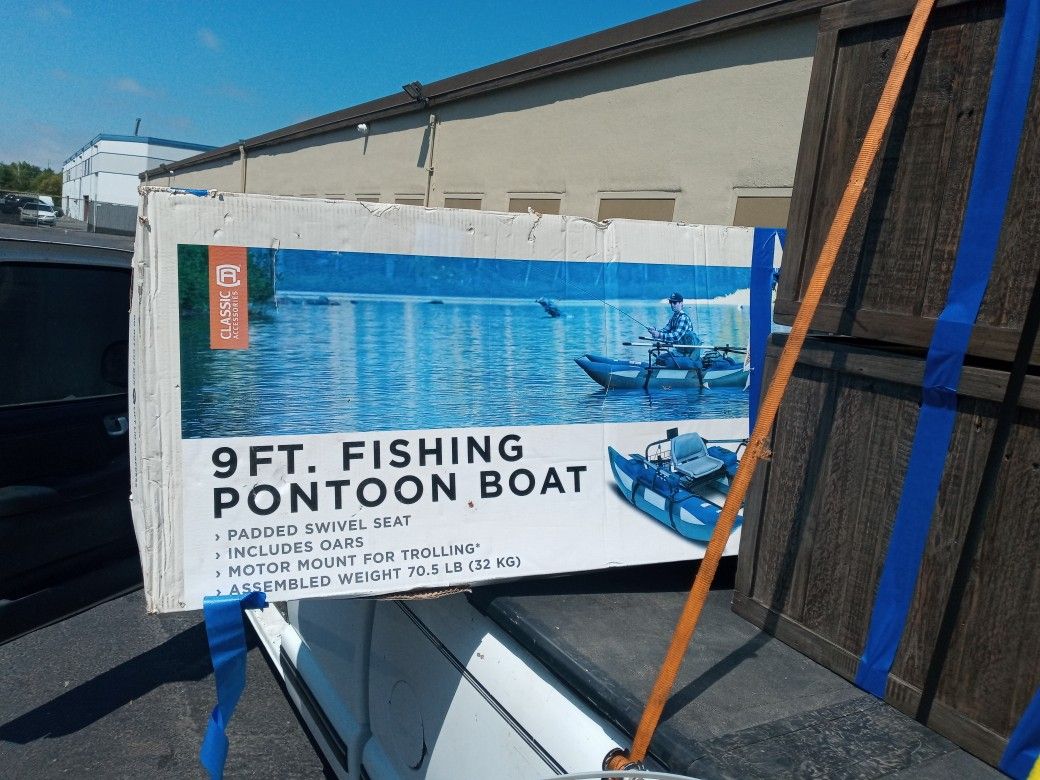 Classic Accessories 9ft Fishing Pontoon Boat New In Box