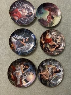 Russ Docken limited edition, decorative plates collection