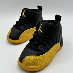 Kids Air Jordan Retro 12 University Gold 2020 Basketball Shoes Size 7C 