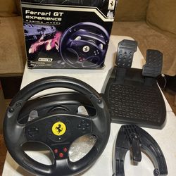 THRUSTMASTER FERRARI GT RACING WHEEL PS3/PS2/PC