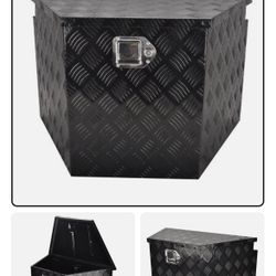 29” Aluminum Black Tongue Trailer Tool Box 