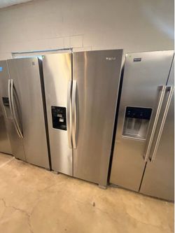 Whirlpool side by side refrigerator