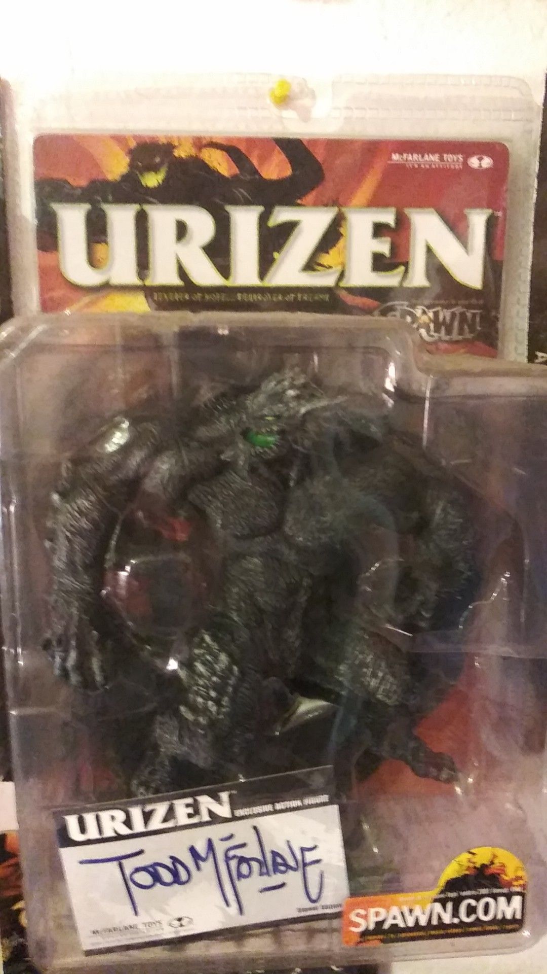 McFarlane Toys Spawn Urizen Action Figure Signed By Todd McFarlane 2001