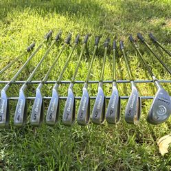 Cleveland Complete Golf Club Set – 13 Clubs – Tour Action Irons + HALO Woods – $279