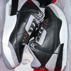Air Jordan Retro 3s Black Cement 