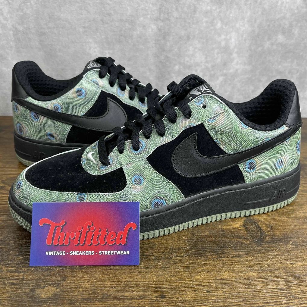 Nike Air Force 1 Premium Peacock Size 11 W / 9.5 M 309439-001 Women’s Shoes OG Rare