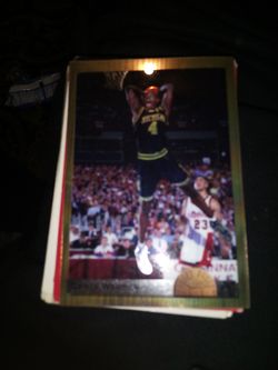 1993 Basketball Card bigger then regular size