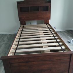 Twin Bed Frame With Mattress 