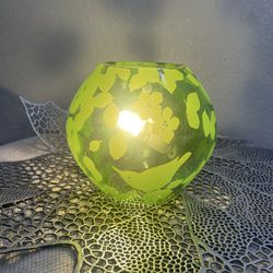 IKEA Tabletop Green Lamp