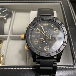Watch Nixon 51-30 Mattblack/Gold Limited Edition 