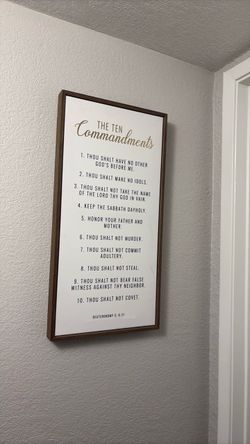 10 commandments art