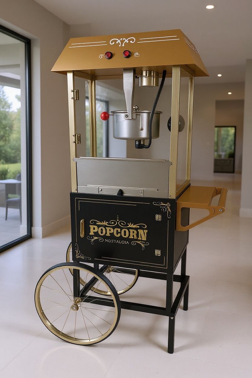 Like New!- Nostalgic Professional 10oz Popcorn Maker