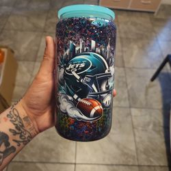 Jet's snow globe cup 