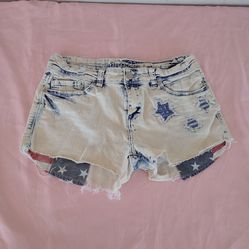 Rue 21 Jean Shorts Sz 7/8 Distressed Women's .