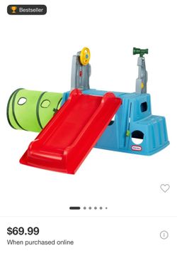 Little Tikes Easy Store Slide and Explore Indoor Outdoor Climber Playset