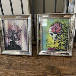 Mirrored Frames 8x10 And Artwork