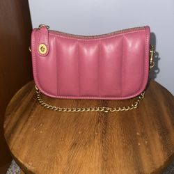 Coach Pink Swinger Bag