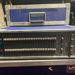 Ashly Series Model 3102 Dual Graphic EQ. LM Engineering Road Case $175