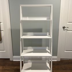 White 4-tiered Bookshelf