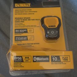 Dewalt Job site Pro Wearable Speaker