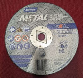 Norton 6 1/2" metal cutting wheel