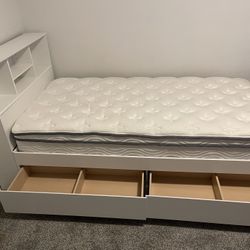 Twin Bed With Frame 