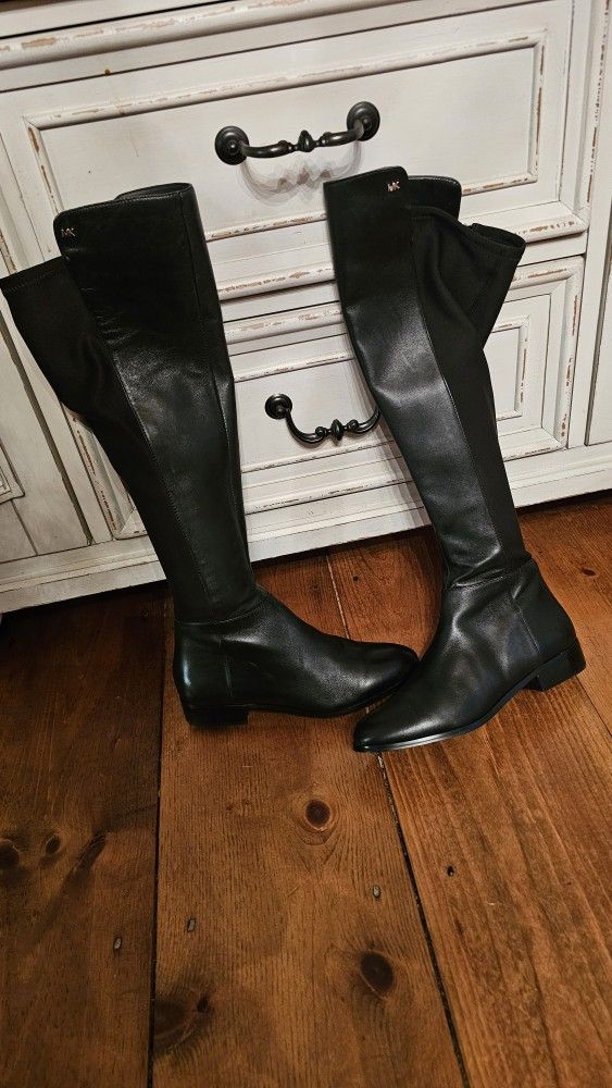 MICHAEL Michael Kors Women's Bromley Riding Boots - Black 8M