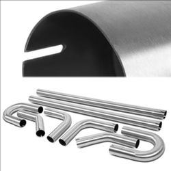8-Pieces 2.5 in. OD Custom Mandrel-Bends Exhaust Pipe Kit