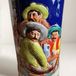 16.5” 2L Getz ‘Tavern Scene’ German Beer Stein