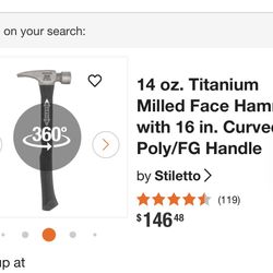 Stiletto Titanium Hammer