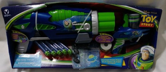 NEW Disney Store Buzz TOY STORY Nerf like Foam Target Practice Alien Set