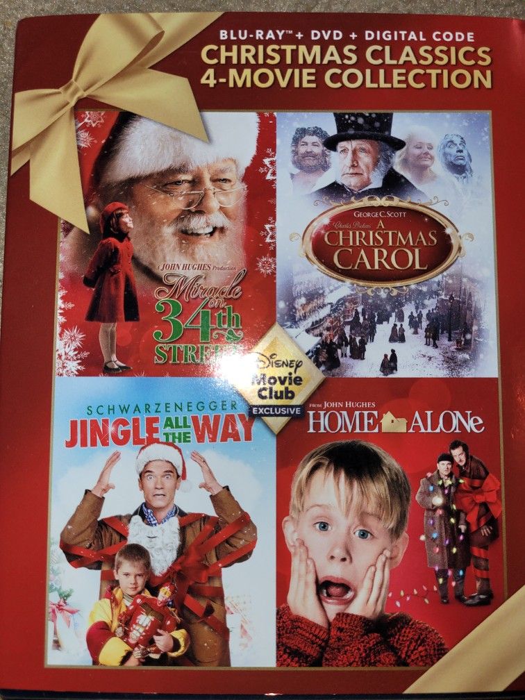 Disney Movie Club Christmas 4 movie pack