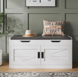 Shoe Bench w/ Lift Top Storage - CZ001