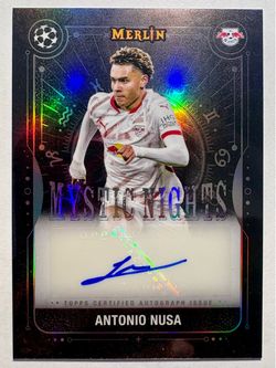 Antonio Nusa Autographed Card