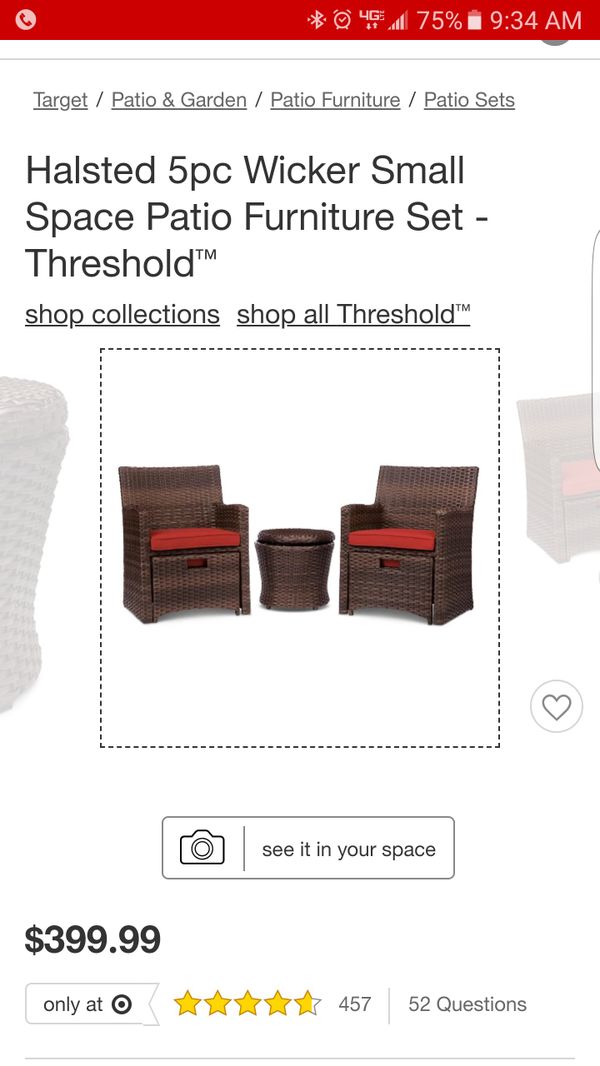 Halsted 5pc Wicker Small Space For In Chicago Il Offerup Open In The Appcontinue To Mobile Website