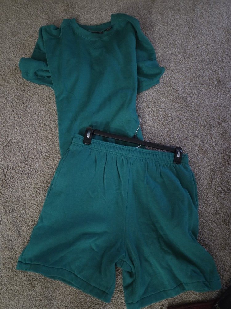 Men's Vintage Short Sweat Outfit.