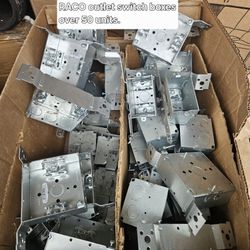 2 Gaing Switch Boxes Metal Ranco