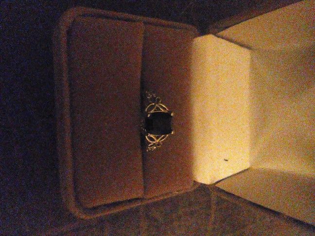 Sz 7 Stamped 925 Sterling Silver Genuine Onyx Ring