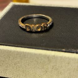 Authentic Dior Ring Size 8 Used 