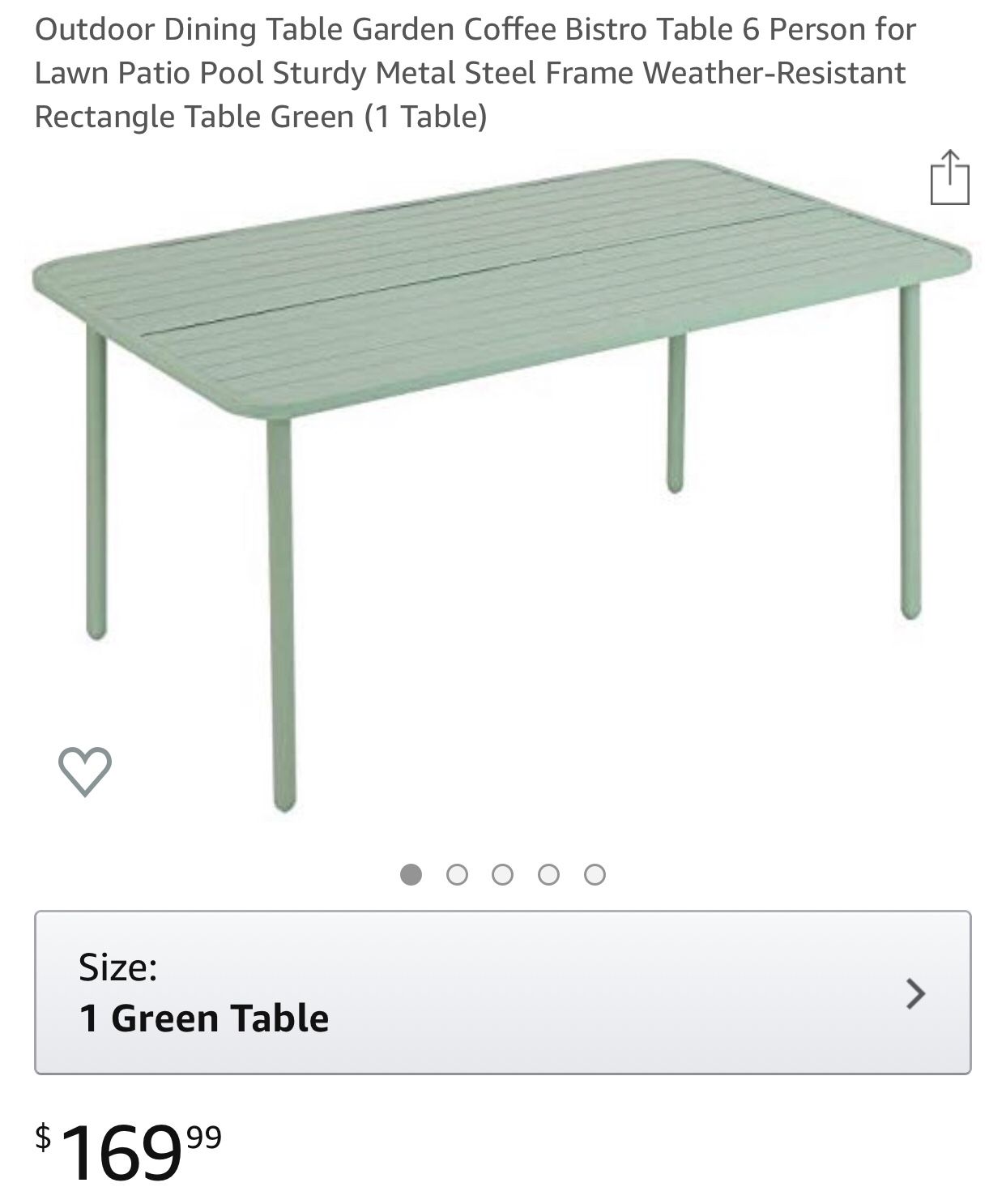 Outdoor Dining Table brand new