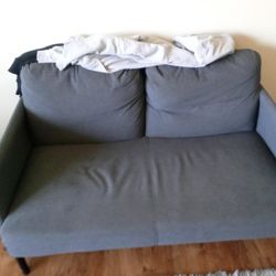 Gray Loveseat Couch 