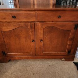 Antique Server Buffet Sideboard Cabinet