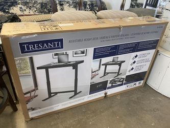 Tresanti black adjustable table