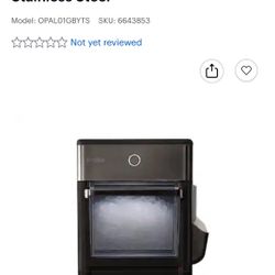 New In Box - GE Profile - Opal Nugget Ice Maker with Rapid Ice Production - Black Stainless Steel