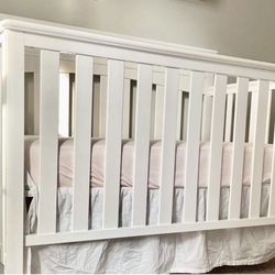 Convertible Crib To Toddler Bed Plus New Mattress