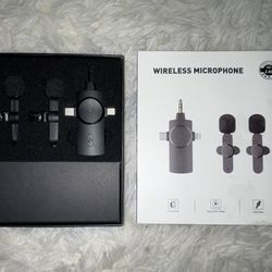 Wireless Microphone (IPhone, Android, 3.5 mm jack)