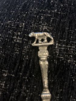 Itaian Powder Or Spices Spoon Vintage Sterling 
